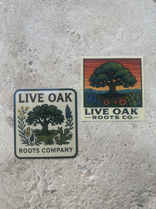 Live Oak Roots Co. Sticker Pack